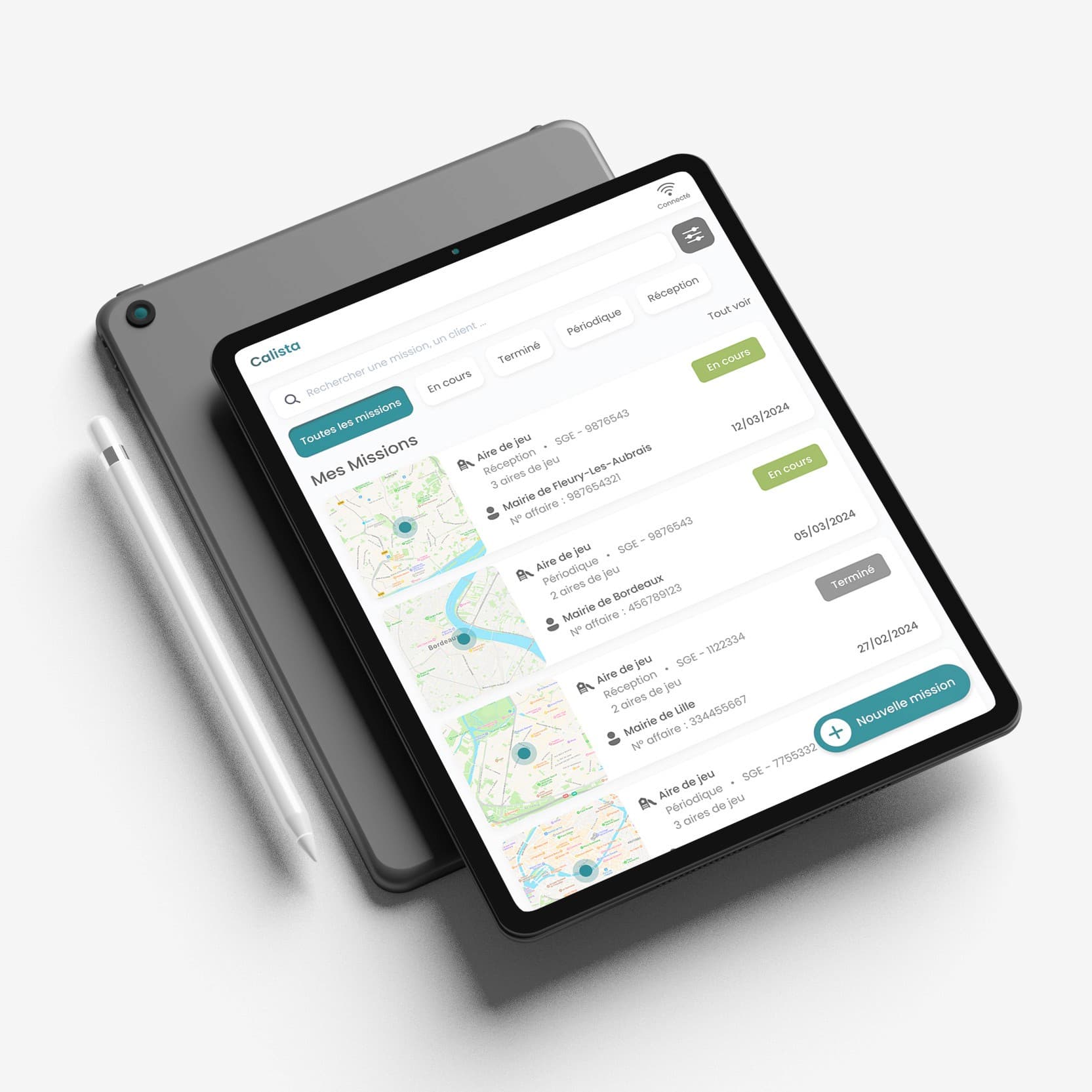 Calista, projet réalisé par Mirai Tech