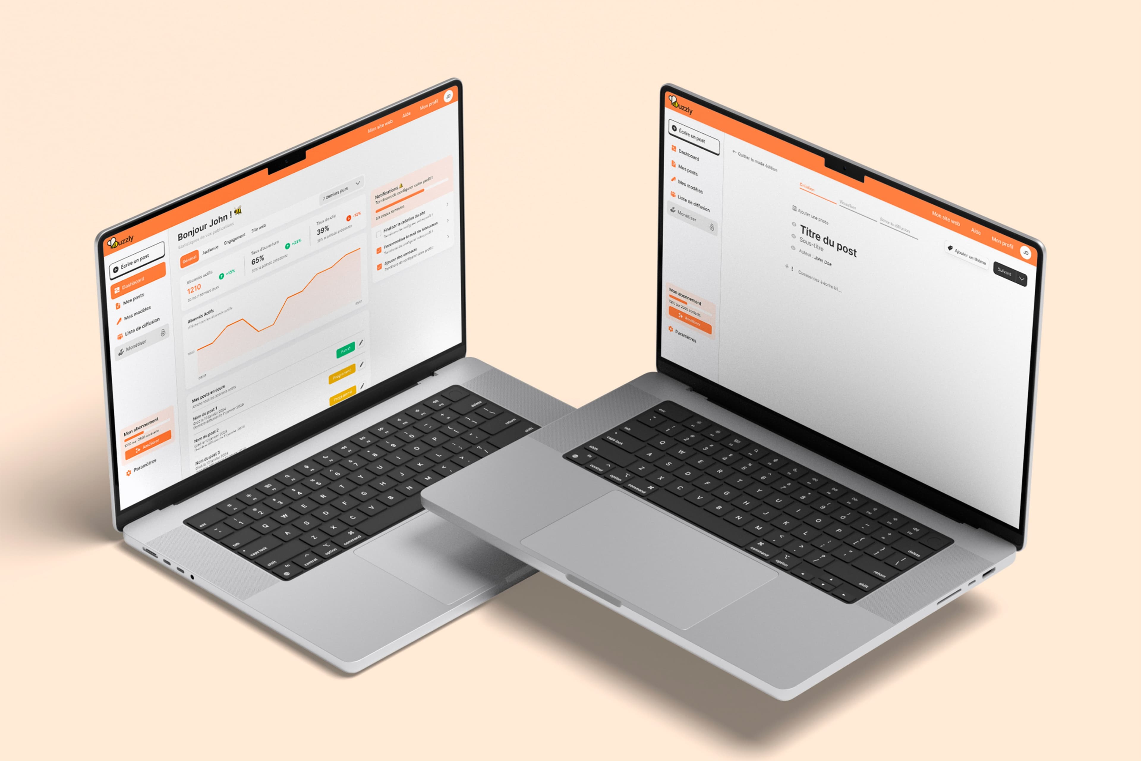 Buzzly, projet réalisé par Mirai Tech