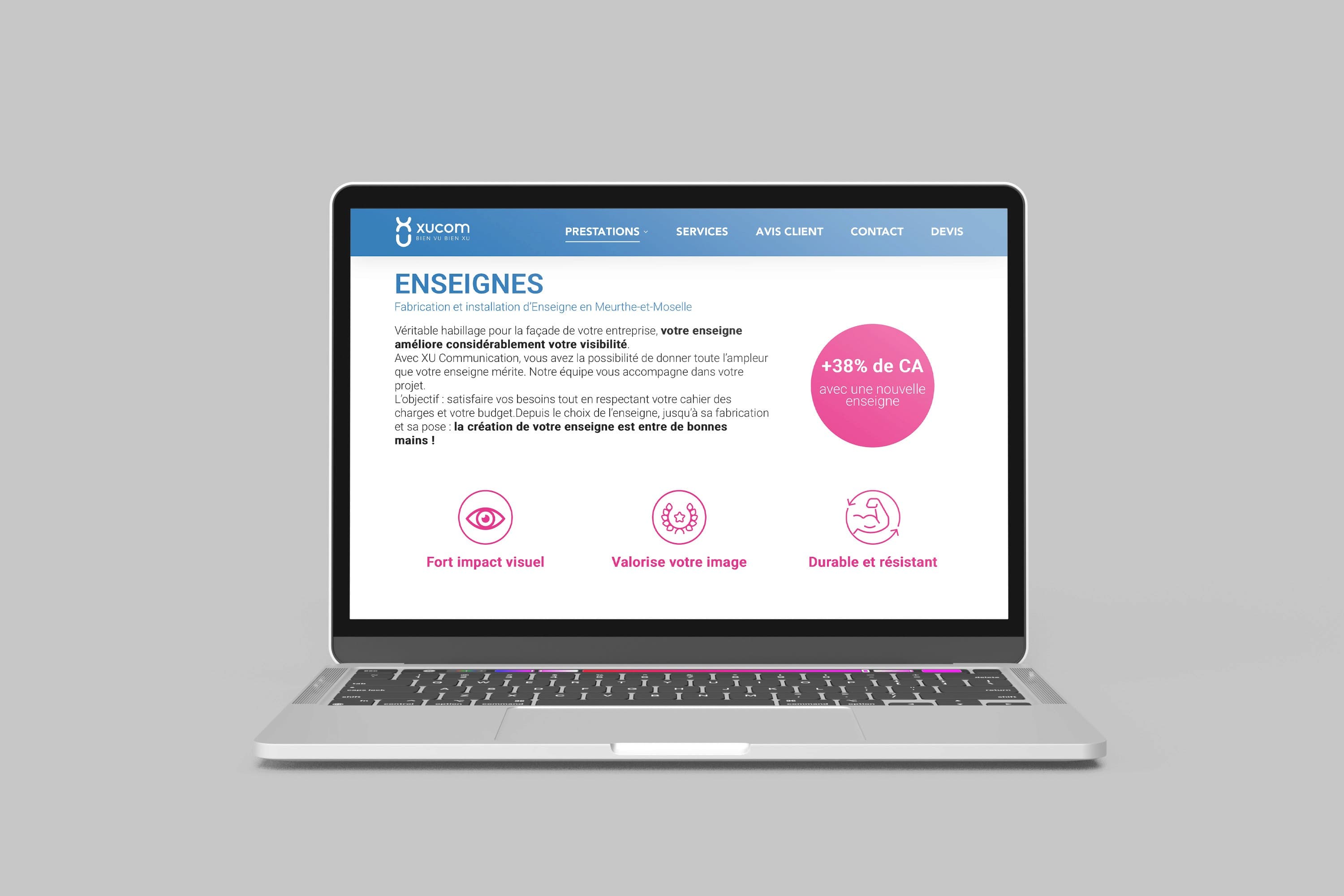 Xu Communication, projet réalisé par Mirai Tech